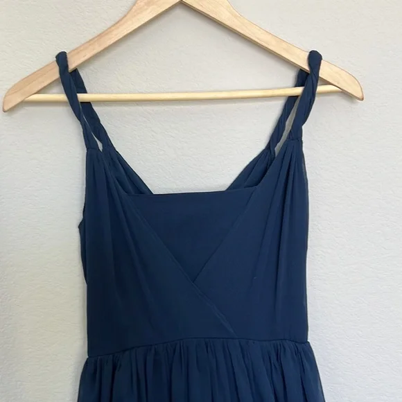 ASOS Design blue chiffon dress - Picture 6 of 6